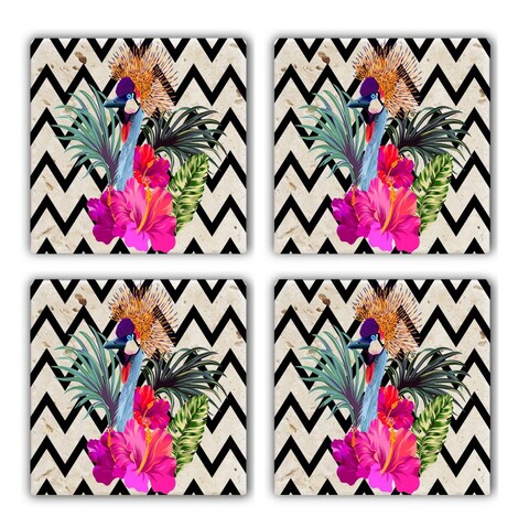 Set suporturi de pahare, Hermia, 366TYR1152, Multicolor