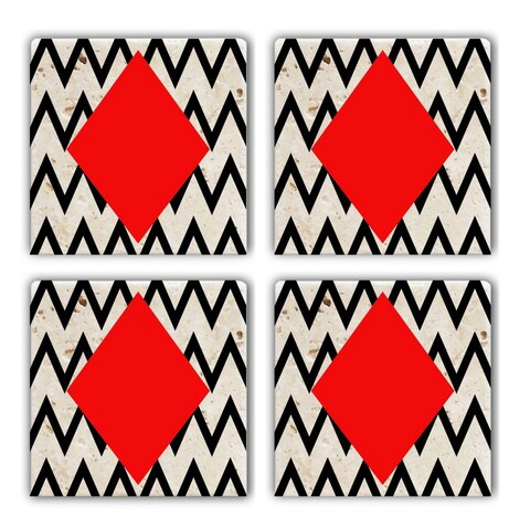 Set suporturi de pahare, Hermia, 366TYR1156, Multicolor