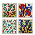 Set suporturi de pahare, Hermia, 366TYR1169, Multicolor