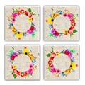 Set suporturi de pahare, Hermia, 366TYR1182, Multicolor