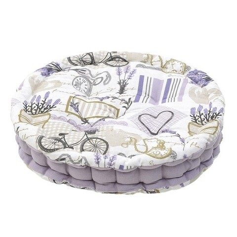 Perna decorativa Lilac, InArt, 40x6, bumbac, mov