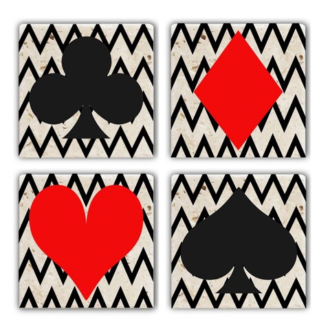 Set suporturi de pahare, Hermia, 366TYR1197, Multicolor