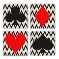 Set suporturi de pahare, Hermia, 366TYR1197, Multicolor