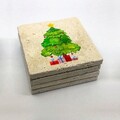 Set suporturi de pahare, Hermia, 366TYR1228, 10 x 10 x 1 cm, 4 piese, Multicolor