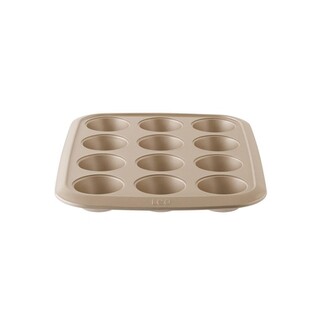 Bej, Tava 12 briose Ø6.5 cm