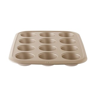 Bej, Tava 12 briose Ø8 cm