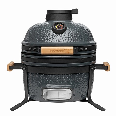 Gratar / cuptor din ceramica BergHOFF, Ron, 56 x 46 x 52.5 cm, gri