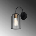 Aplica de perete, Alby, 527ABY3103, Metal, Negru/Bronz