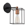 Aplica de perete, Alby, 525NOR3181, Metal, Negru/Bronz