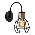 Aplica de perete, Alby, 525NOR3180, Metal, Negru/Bronz