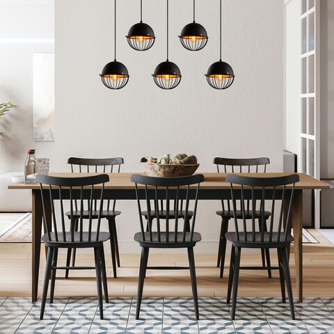 Lustra, Alby, 527ABY1743, Metal, Negru