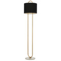 Lampadar, Opviq, 301AUR1709, Metal, Negru / Vintage