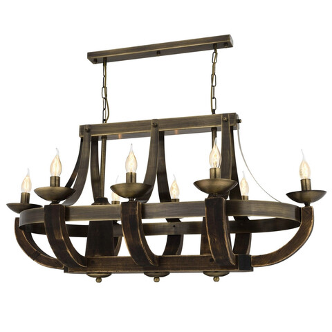 Lustra, Opviq, 301AUR1117, Lemn, Vintage