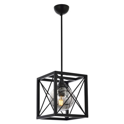 Lustra, Opviq, 683AVN1412, Metal, Negru