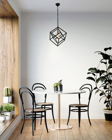 Lustra, Avonni, 683AVN1191, Metal, Negru