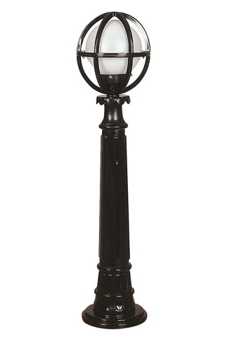 Lampadar de exterior, Avonni, 685AVN1140, Plastic ABS, Alb/Negru