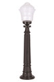 Lampadar de exterior, Avonni, 685AVN1323, Plastic ABS, Negru