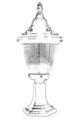 Lampa de exterior, Avonni, 685AVN1246, Plastic ABS, Negru