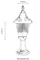 Lampa de exterior, Avonni, 685AVN1246, Plastic ABS, Negru