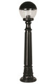 Lampadar de exterior, Avonni, 685AVN1175, Plastic ABS, Negru
