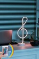 Lampa de masa, Curlux, 509CRL1109, Aluminiu, Multicolor