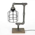 Lampa de masa, Evila Originals, 791EVL1588, Fier, Negru/Argintiu