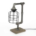Lampa de masa, Evila Originals, 791EVL1588, Fier, Negru/Argintiu