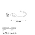 Lustra, Opviq, 119FRS1501, Auriu