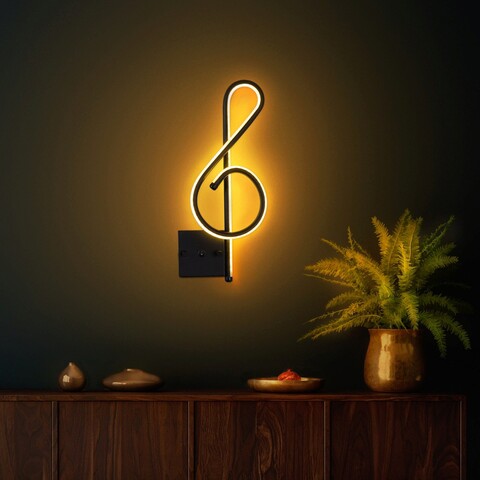 Aplica de perete, Opviq, 119FRS1101, Negru