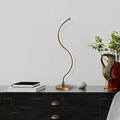 Lampa de masa, Opviq, 119FRS1414, Auriu