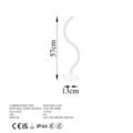 Lampa de masa, Opviq, 119FRS1414, Auriu