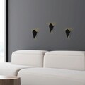 Aplica de perete, Fulgor, 942FLG1279, Metal, Negru