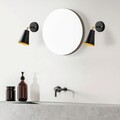 Aplica de perete, Fulgor, 942FLG2191, Metal, Negru