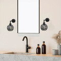 Aplica de perete, Fulgor, 942FLG2162, Metal, Negru