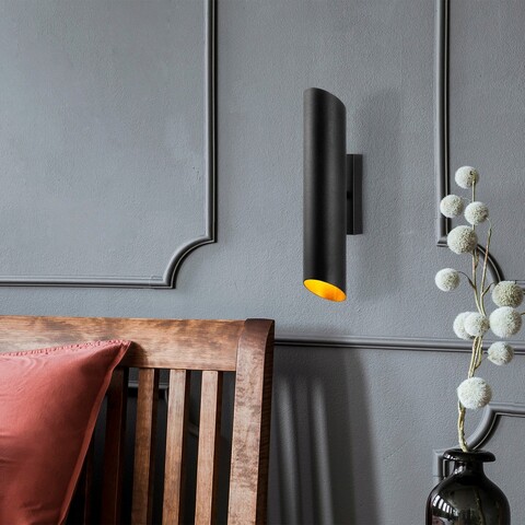 Aplica de perete, Fulgor, 942FLG1276, Metal, Negru