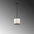 Lustra, Fulgor, 942FLG1635, Metal, Alb/Negru