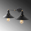Aplica de perete, Fulgor, 942FLG2166, Metal, Negru
