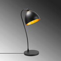 Lampa de masa, Fulgor, 942FLG1825, Metal, Negru/Auriu