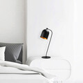 Lampa de masa, Fulgor, 942FLG1823, Metal, Negru