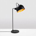 Lampa de masa, Fulgor, 942FLG1827, Metal, Negru