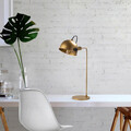 Lampa de masa, Fulgor, 942FLG1828, Metal, Auriu
