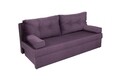 Canapea extensibila Alfi 192x80x77 cm cu lada de depozitare, Purple