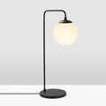Lampa de masa, Fulgor, 942FLG1344, Metal, Alb/Negru