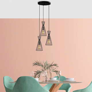 68x68x125 cm, Negru;Maro antichizat