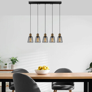 85x16x115 cm, Negru;Maro antichizat