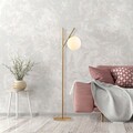 Lampadar, Fulgor, 942FLG1526, Metal, Auriu