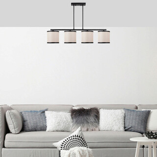 107x20x68 cm, Negru;Alb