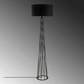 Lampadar, Fulgor, 942FLG1546, Metal, Negru