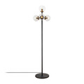 Lampadar, Fulgor, 942FLG1507, Metal, Negru/Maro antic
