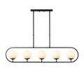 Lustra, Fulgor, 942FLG1139, Metal, Negru / Crem